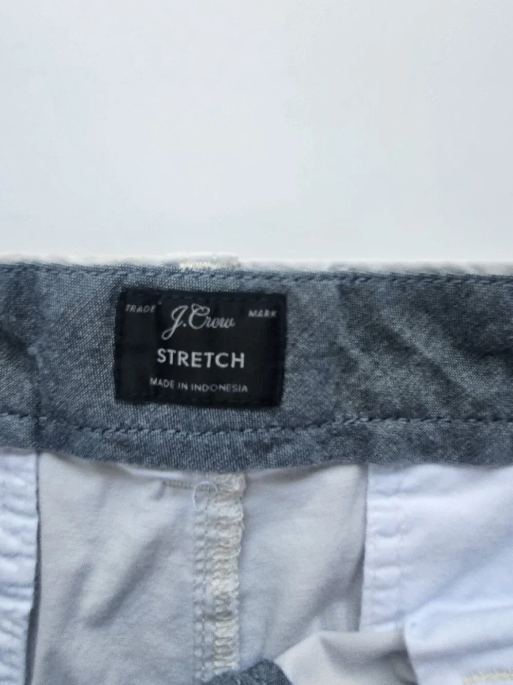 2 For $25 J.Crew Men's Stretch Chino Shorts Size 34 Light Grey 9